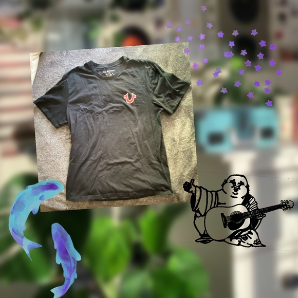 Mens Buddha True Religion Shirt - Picture 1 of 5